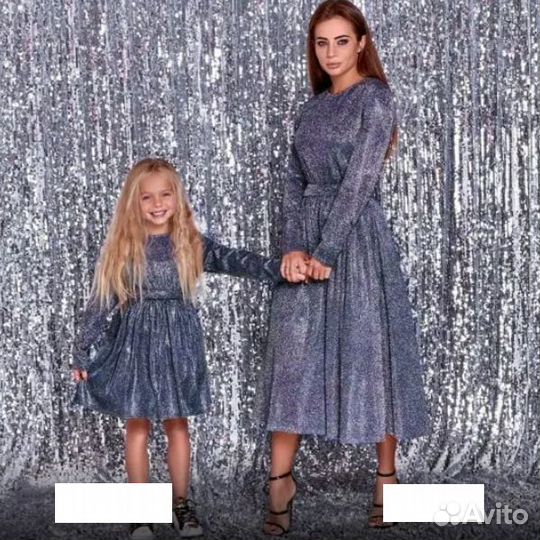 Family Look Фэмили Лук Новый год Мама Дочка Платья