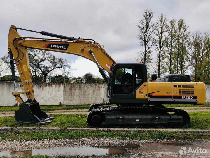 Гусеничный экскаватор Lovol FR330D, 2024