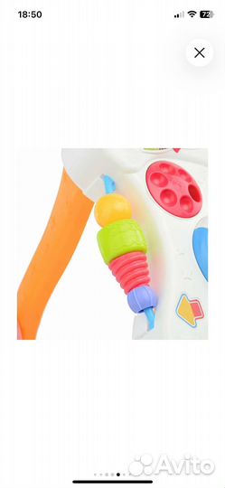 Музыкальные ходунки каталка для детей