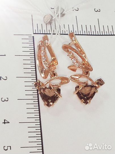 Золотые серьги 585 пробы бу