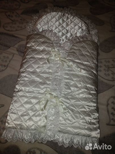 Зимний конверт на выписку