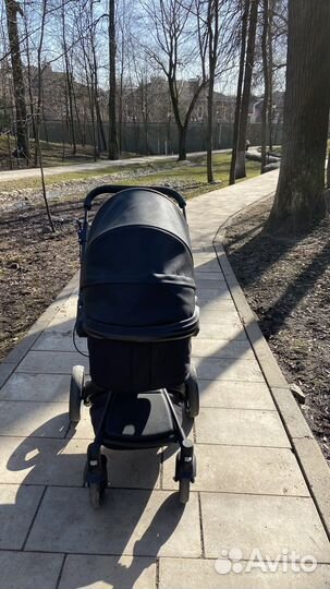 Коляска 3в 1 из эко кожи