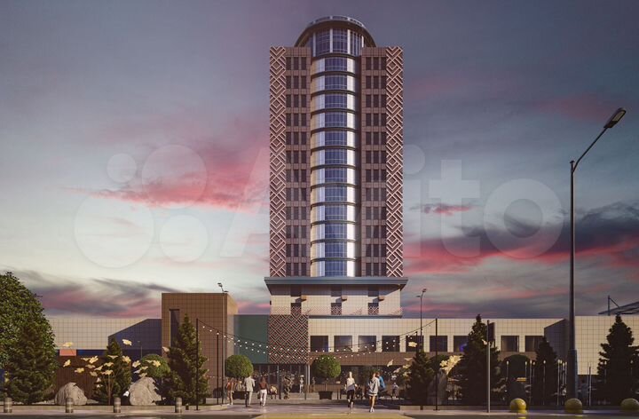 Апартаменты-студия, 25,2 м², 18/22 эт.