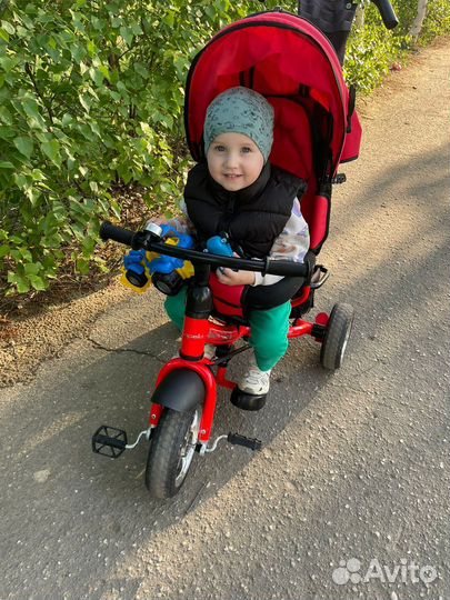 Велосипед детский с ручкой