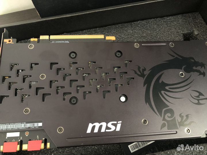 Видеокарта MSI Geforce GTX 1070 Gaming X