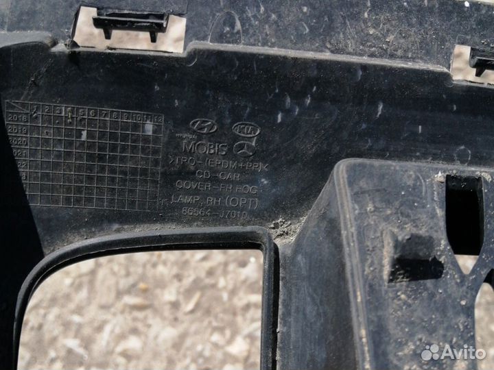 Заглушка птф правая передняя правая Kia Ceed 3