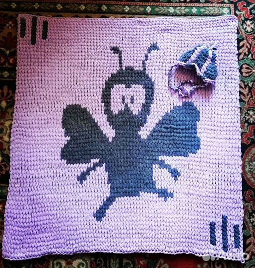 Плед и шапочка на выписку