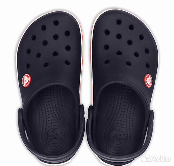 Сабо crocs Crocband Clog-темно синий.Для малыша