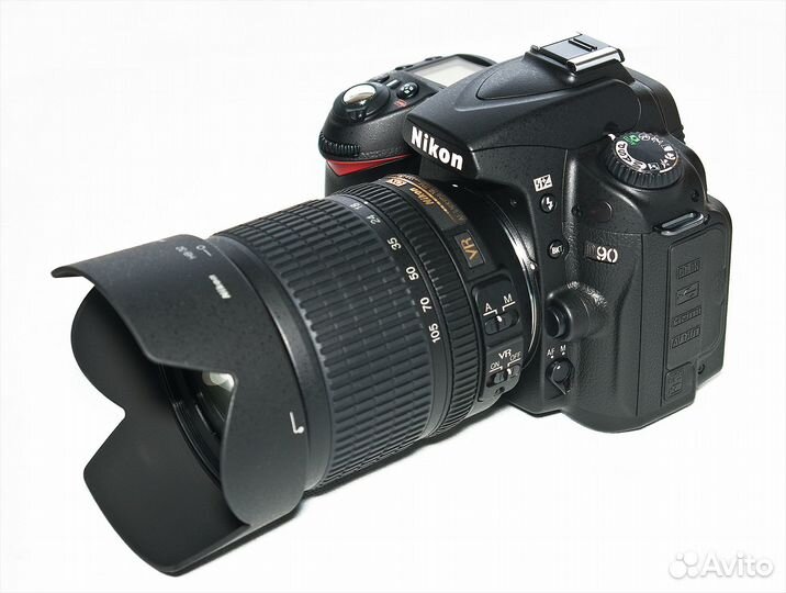 Фотоаппарат nikon D90+объектив 18-105 (3.5-5.6 G)