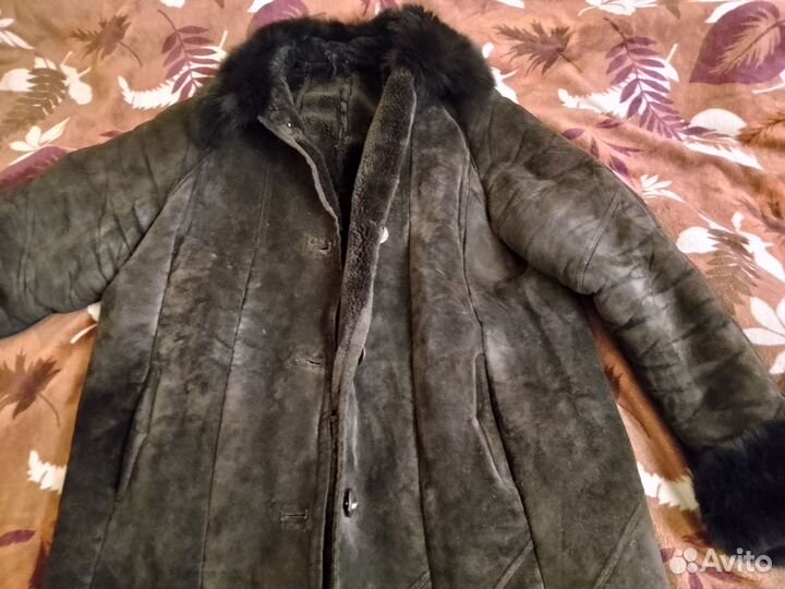 Дубленка натуральная женская 56 58