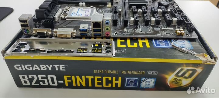 Материнская плата LGA1151 GA-B250-Fintech