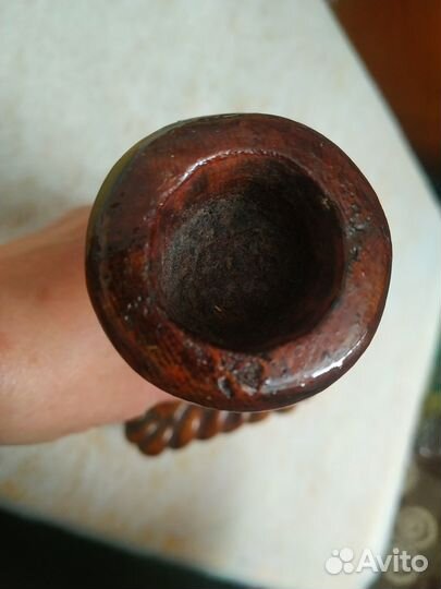 Подсвечник деревянный, интерьерный