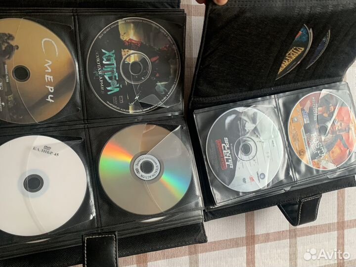 Коллекция игр и фильмов на дисках