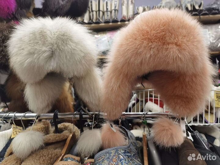 Шапка ушанка женская