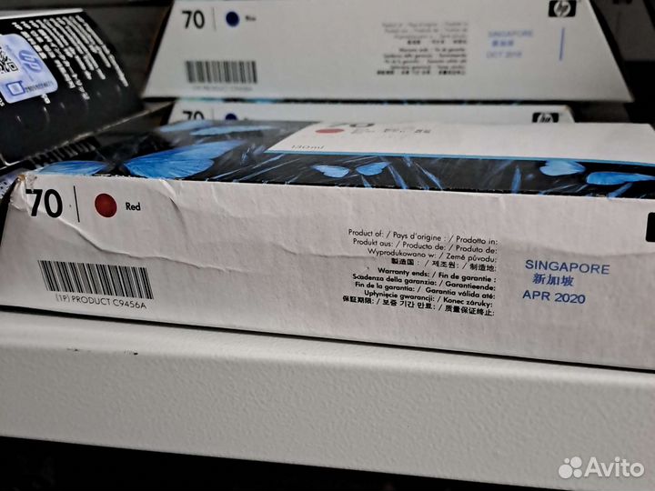 Картридж hp 70 Red