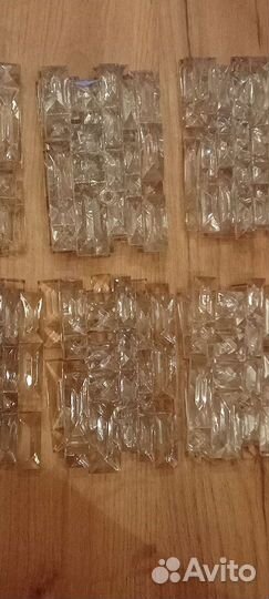 Хрустальные Подвески Пластины для люстры СССР