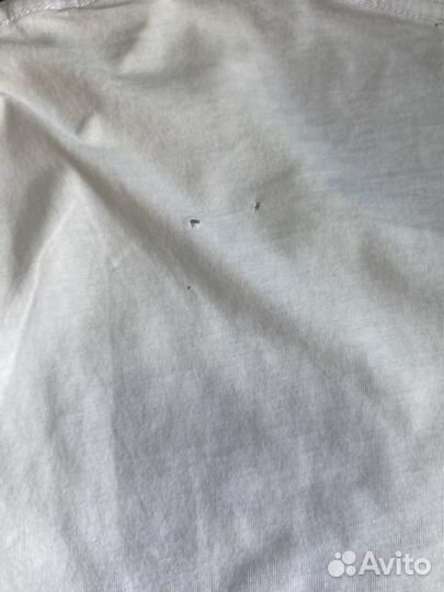 Мужская белая футболка love moschino 46 размер