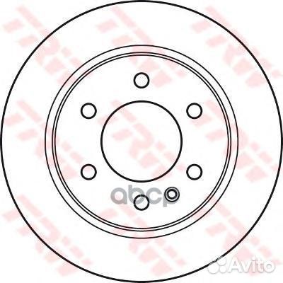 Диск тормозной зад DF4823S TRW