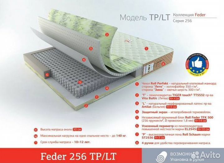 Матрас новый