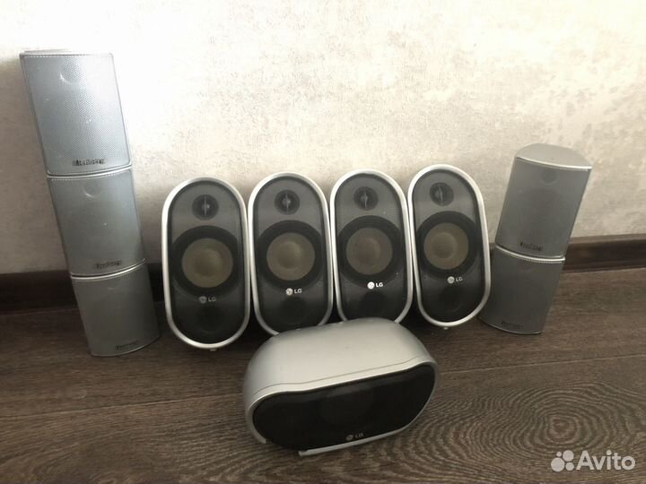 Колонки для домашнего кинотеатра LG и Elenberg
