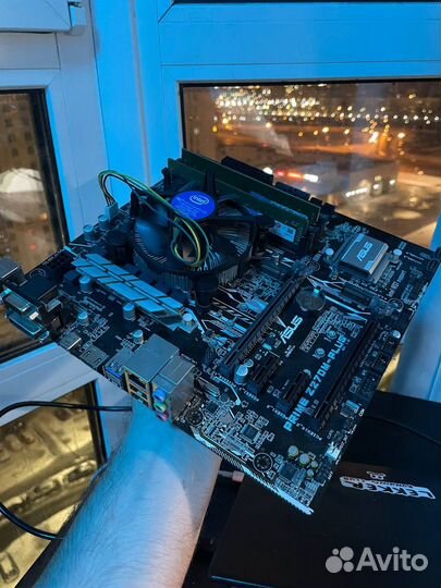 Intel i7 7700 + asus z270m-plus + 16Gb ddr4 2400