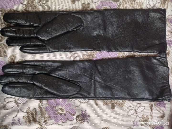 Длинные перчатки весна-осень