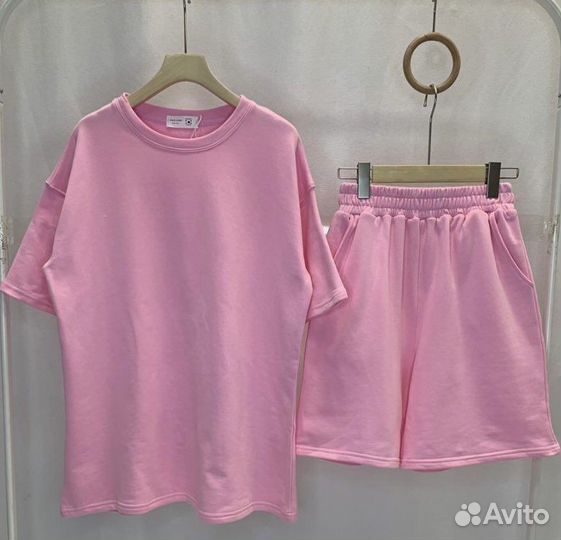 Костюм спортивный двойка с шортами