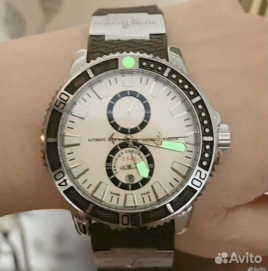 Часы Ulysse Nardin сапфир механика