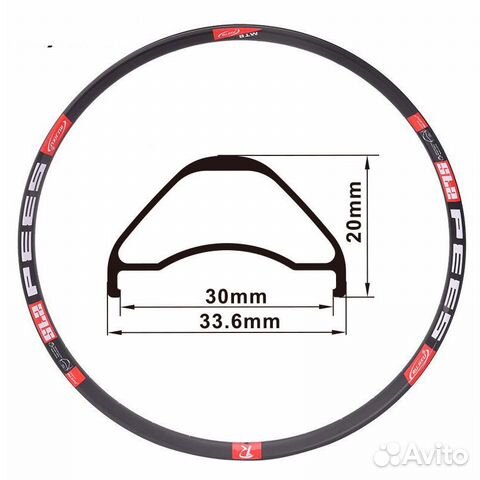 Обод rujixu P335. 26. 32H
