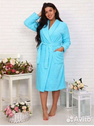 Халат махровый банный. Новый