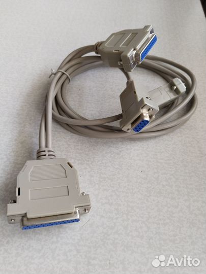 Кабель COM-порта 0-модемный универсал 9/25f-9/25f