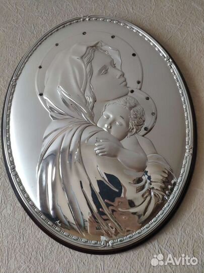 Панно Мадонна с младенцем,Италия