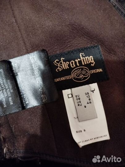 Дубленка женская зима с капюшоном 44