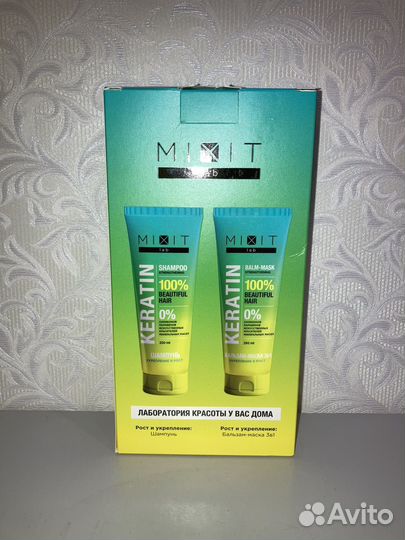 Набор для укрепления и роста волос Mixit 600 мл