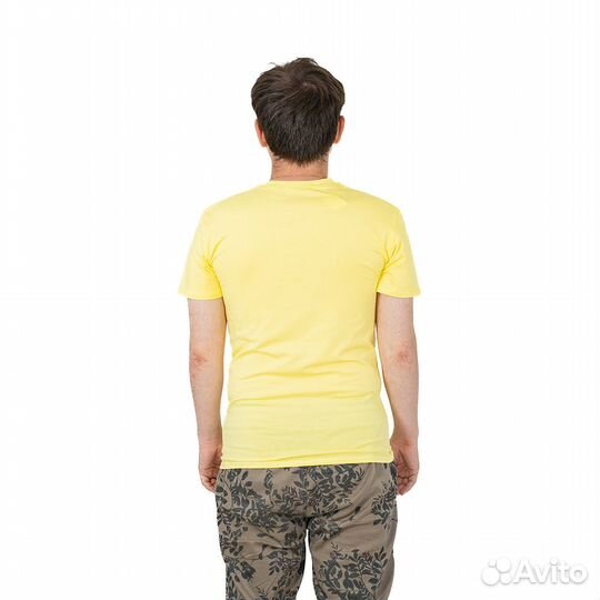 62817 Футболка calm does nott mean inaction желтый