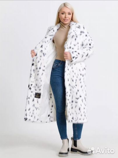 Шуба из эко меха