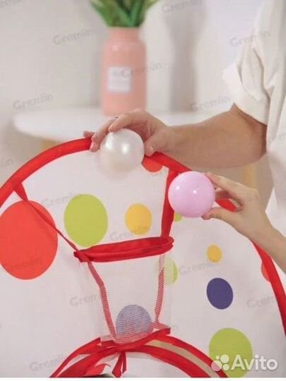 Детская игровая палатка с тоннелем и шариками