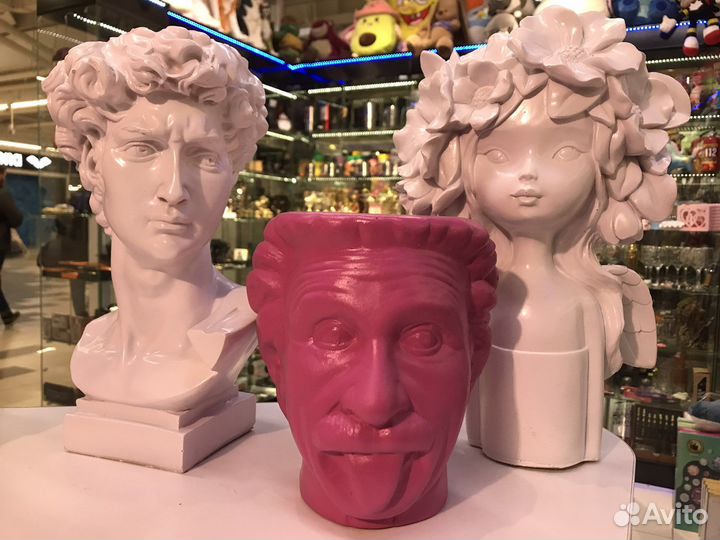 Кашпо ваза фигурная