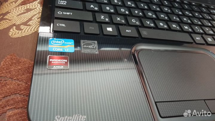 Мощный ноутбук toshiba процессор i7 память 12гб