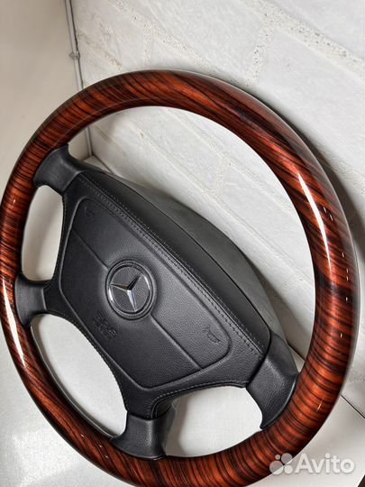 Руль дерево забрана w124 w140 w201