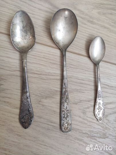 Ложки мельхиоровые СССР