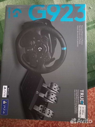 Руль проводной Logitech g923 для ps4