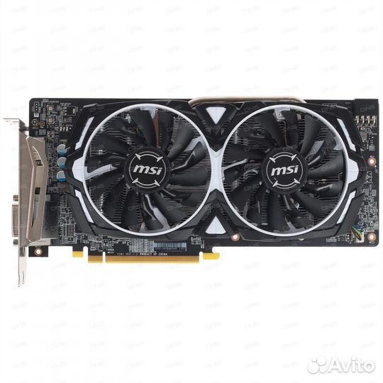Видеокарта MSI AMD Radeon RX 580 armor 8G OC