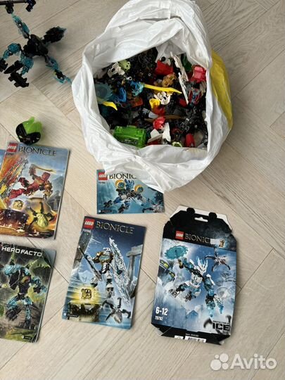 Lego bionicle и hero factory