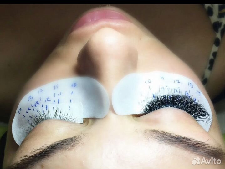 Наращивание ресниц, лами брови-ресницы
