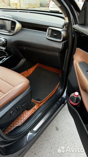 3D коврики экокожа