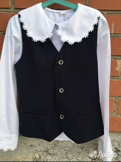 Блузка белая 134