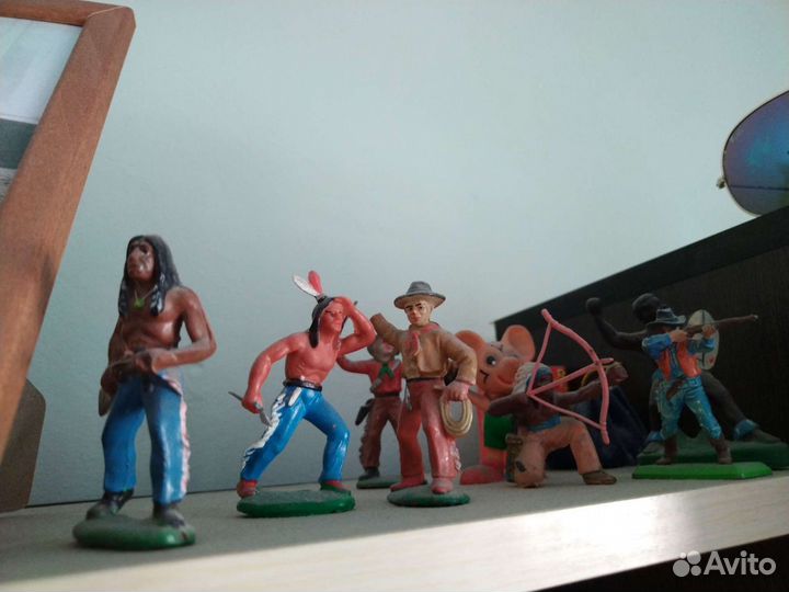 Игрушки СССР солдатики