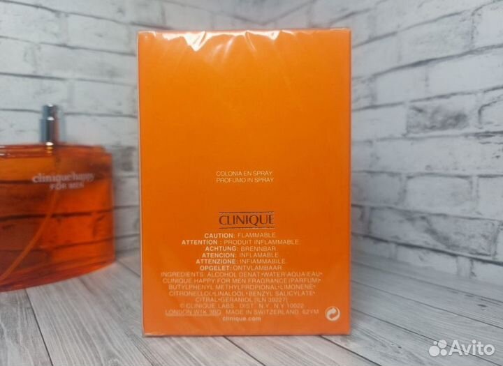 Clinique happy FOR MEN 100мл