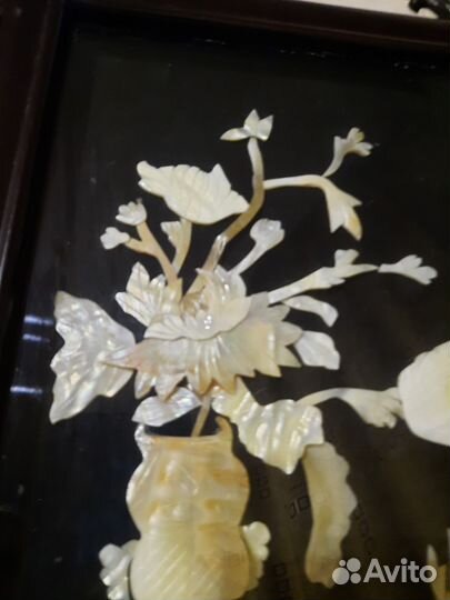 Настенное панно с перламутром, Китай